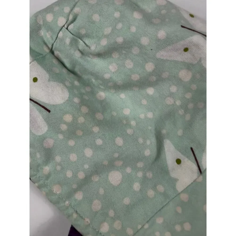 Urban Baby Bonnets Reversible Floral Bonnet Purple Mint est Small 6-12 Months